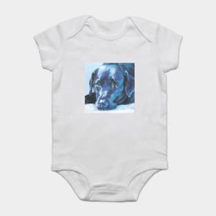 Labrador Retriever Fine Art Painting Baby Bodysuit